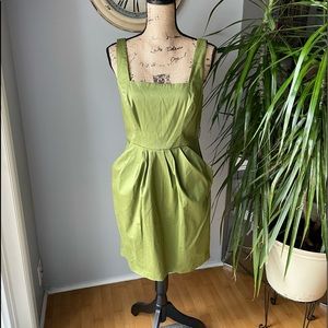 NWT Forest Green Calvin Klein Green Summer Dress